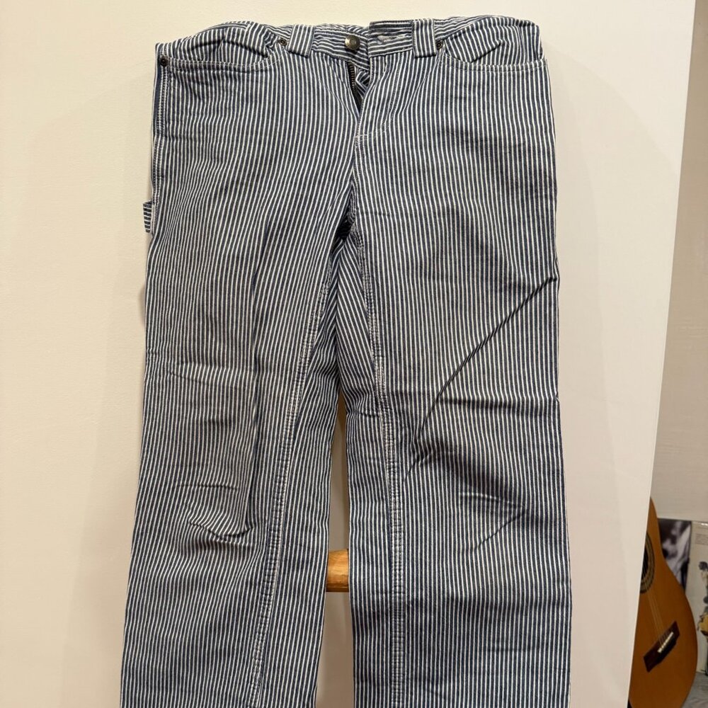 Duluth Trading Co Conductor Stripe Pants
